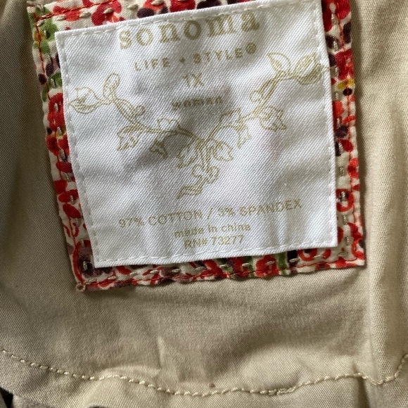 Sonoma Live Blazer/ Jacket with front buttons, Size: 1X - Picture 12 of 12